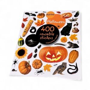 EyeLike Halloween Sticker Book – 400 Reusable Stickers